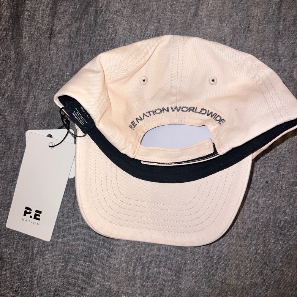 P.E Nation pale pink and Black Cap - Picture 2 of 3
